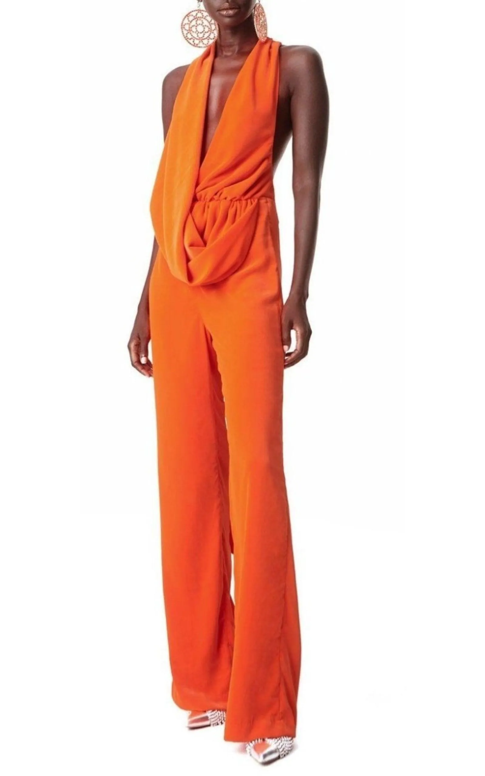 Draped Cowl Jumpsuit sold by Runaway Catalog product image thumbnail 2