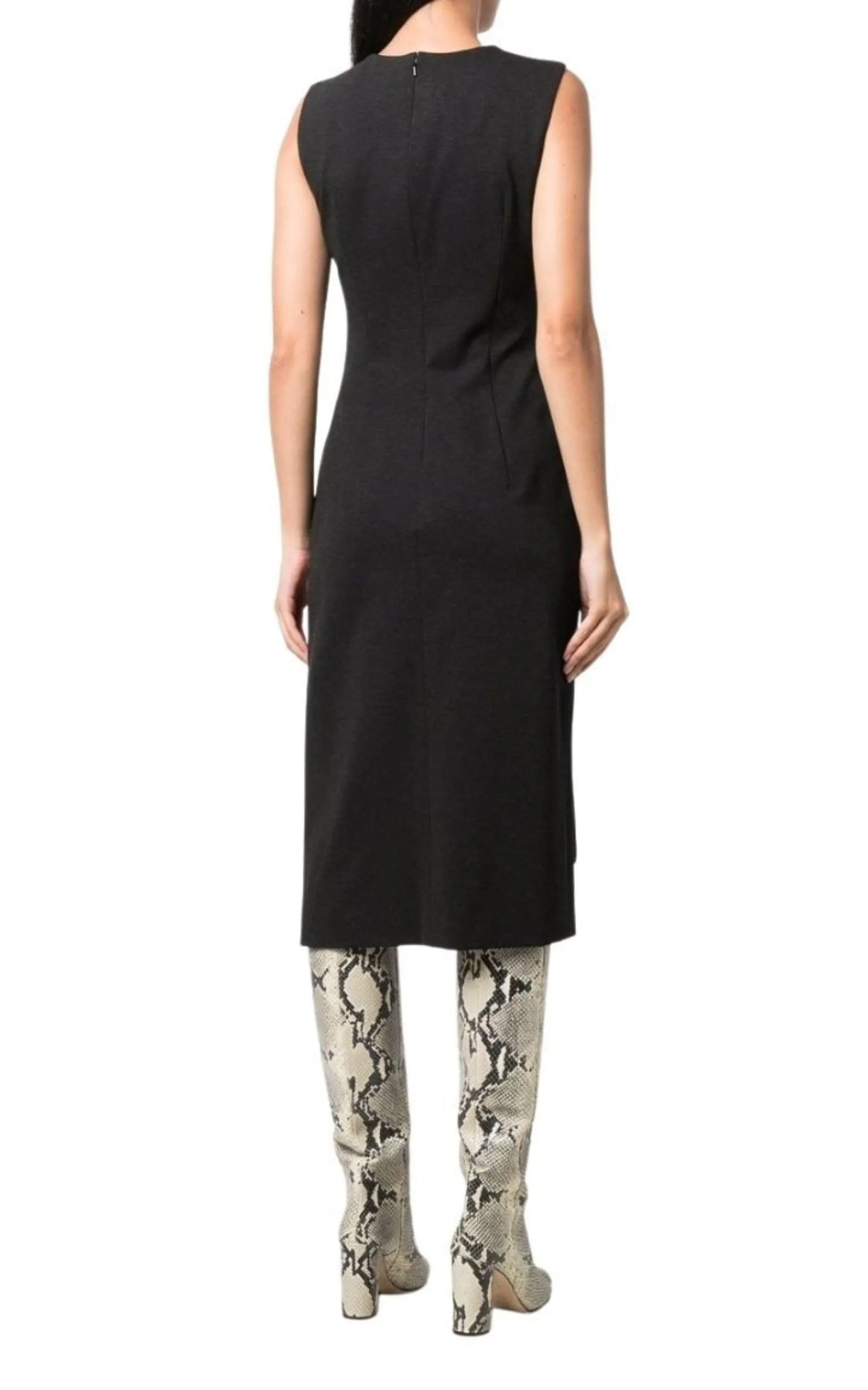 Gathered-detail Shift Dress sold by Runaway Catalog product image thumbnail 3