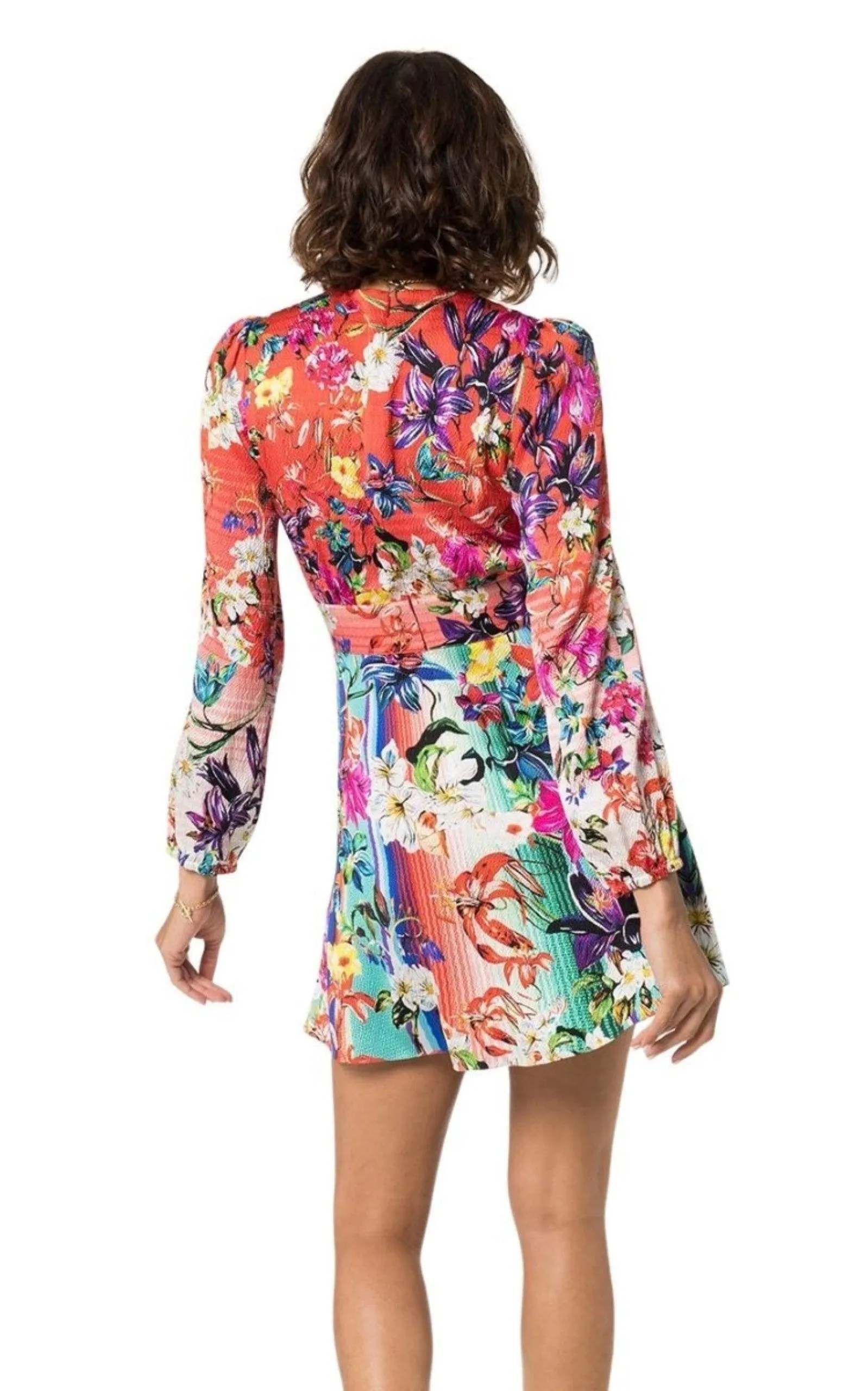 Bloom Floral Print Silk Dress sold by Runaway Catalog product image thumbnail 4