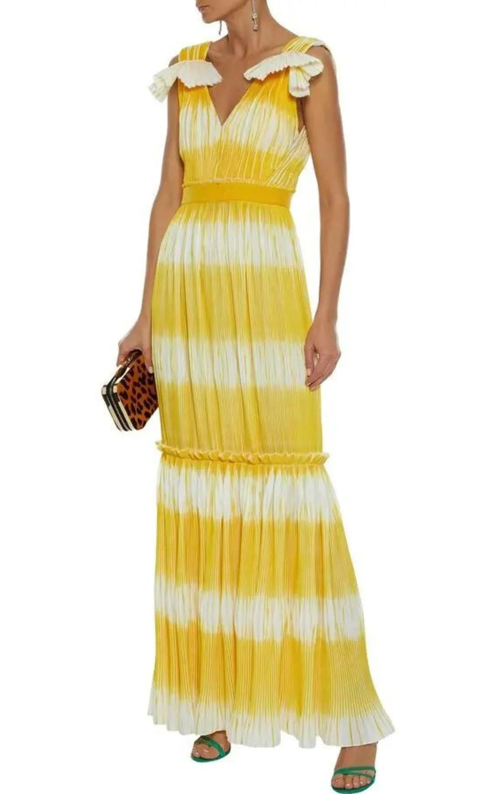 Yellow Tadia Plissé Dress sold by Runaway Catalog product image thumbnail 2