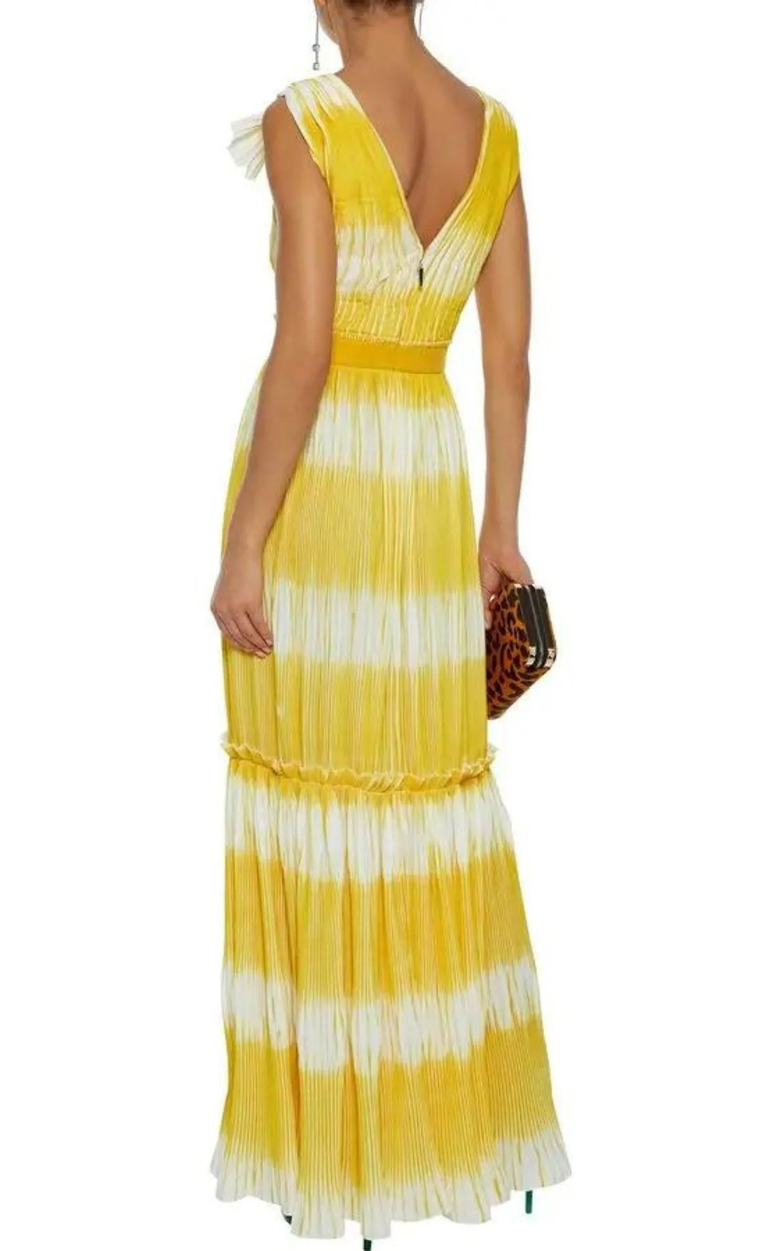 Yellow Tadia Plissé Dress sold by Runaway Catalog product image thumbnail 3