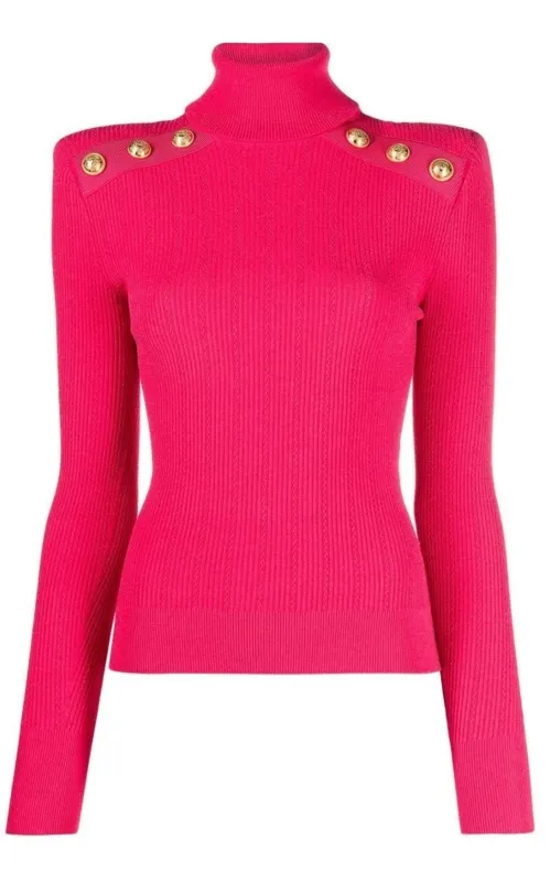 Rib-knit Turtleneck Jumper sold by Runaway Catalog