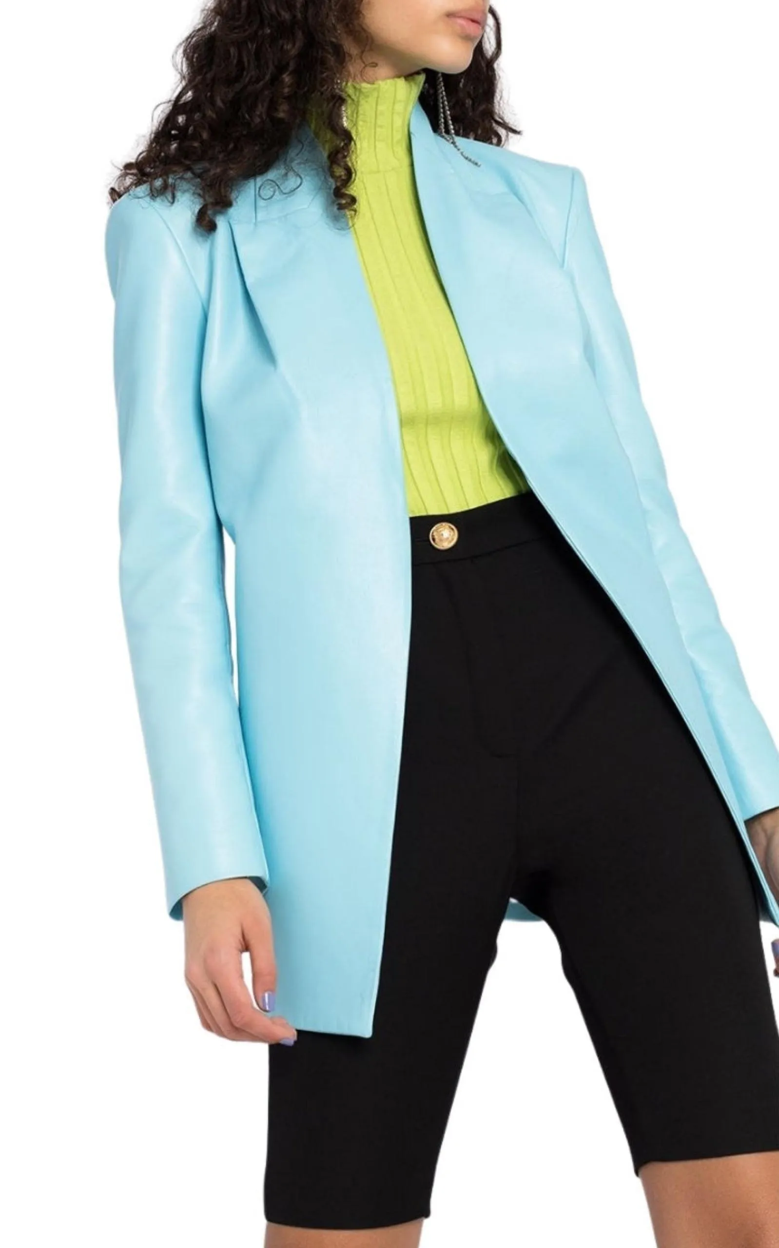 High-waisted Knee-length Wool Shorts sold by Runaway Catalog product image thumbnail 3