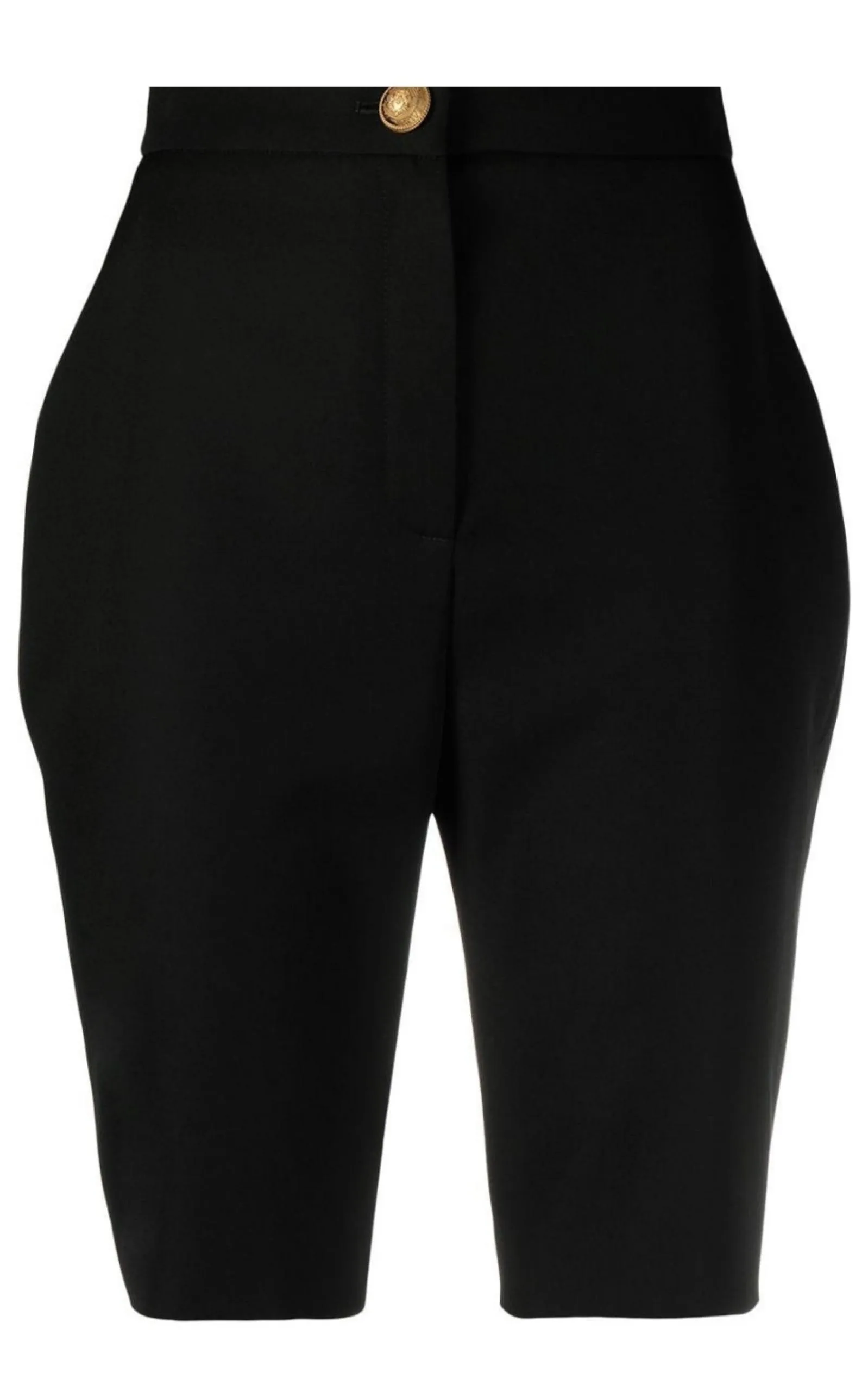 High-waisted Knee-length Wool Shorts sold by Runaway Catalog