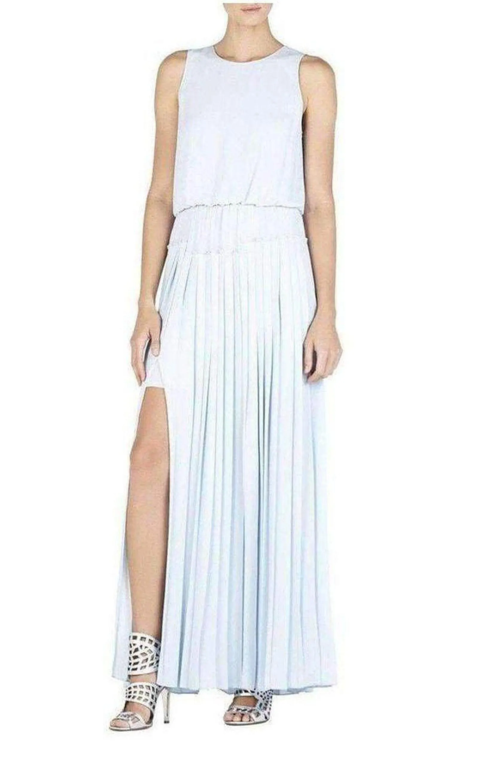 Jenine High Split Pleated Skirt Maxi Dress sold by Runaway Catalog product image thumbnail 2