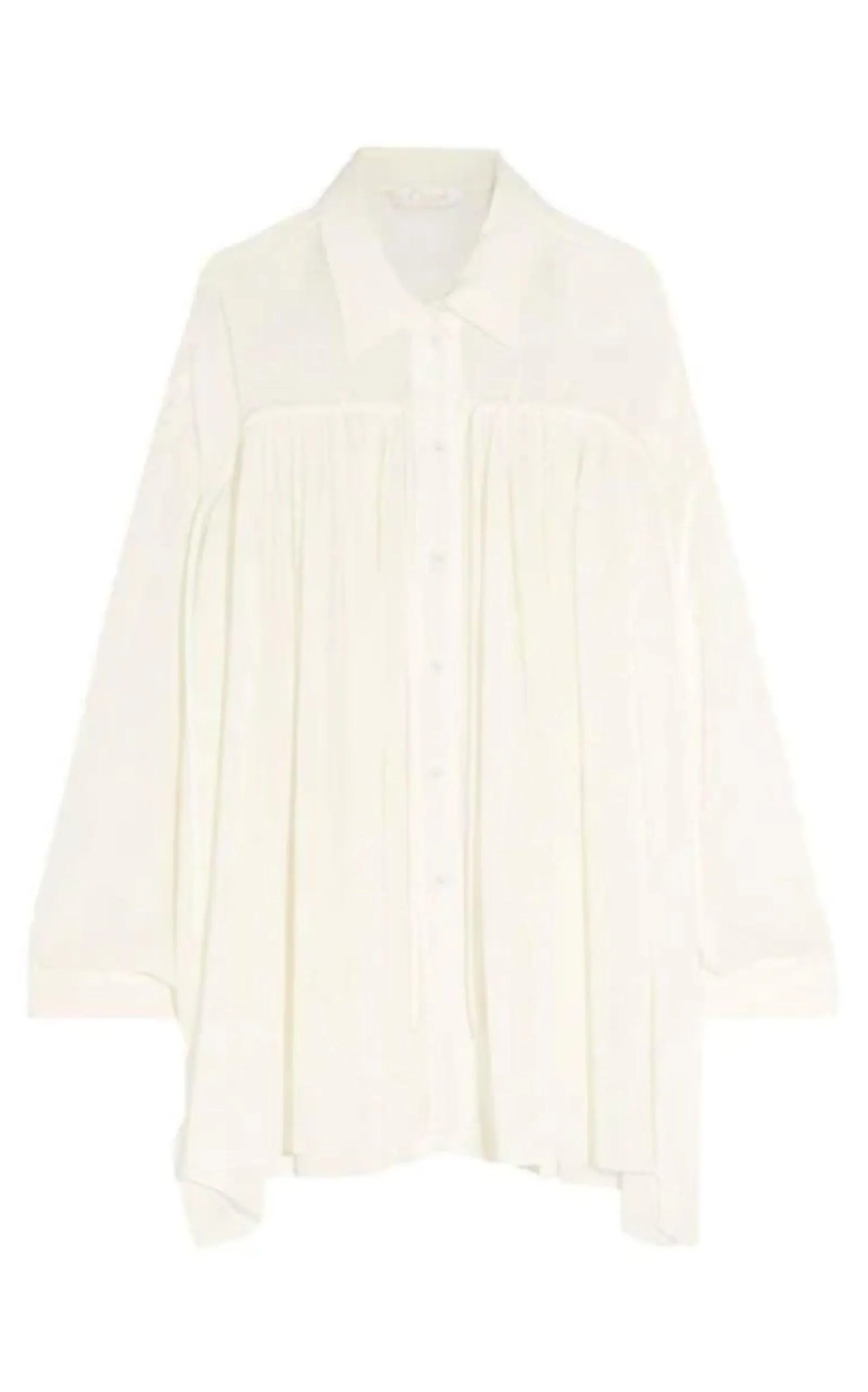 Oversize fine Crepe Shirt sold by Runaway Catalog
