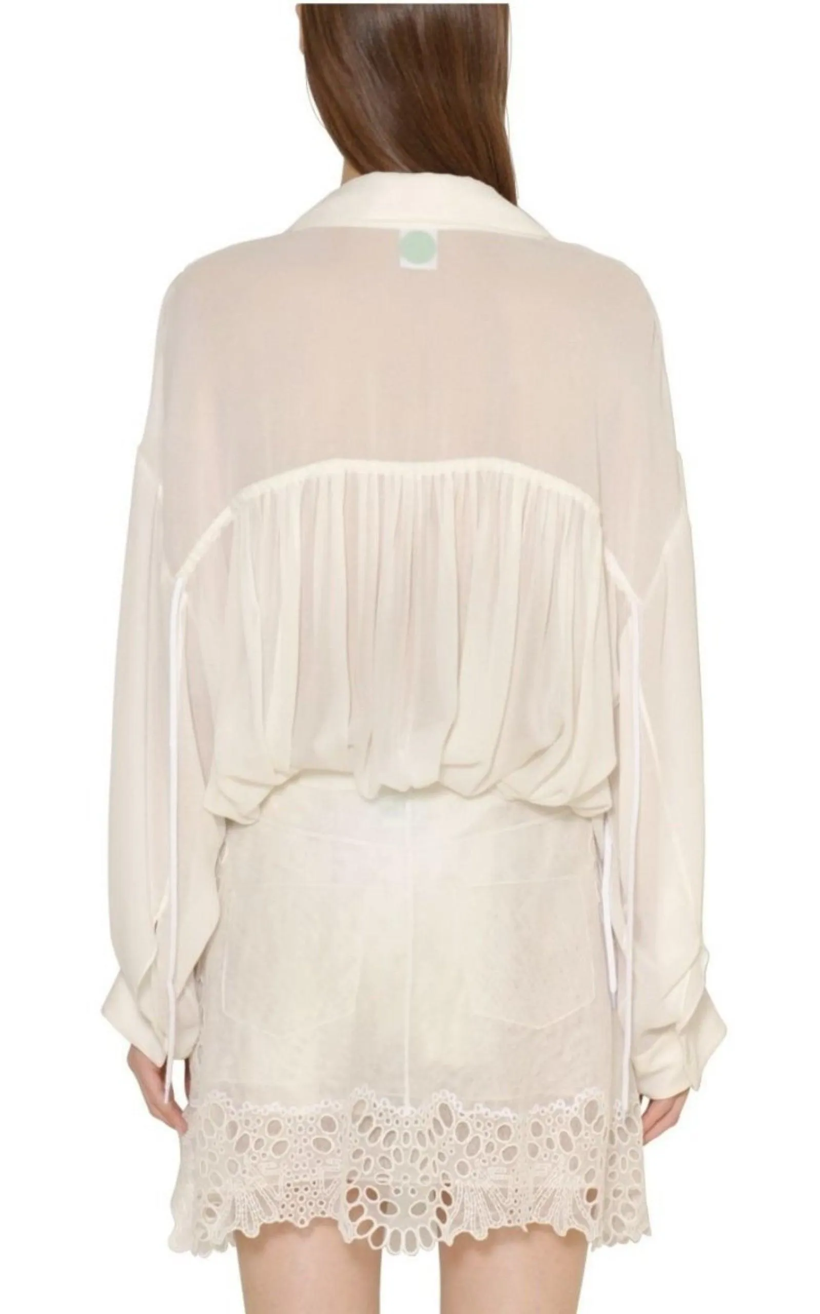 Oversize fine Crepe Shirt sold by Runaway Catalog product image thumbnail 4