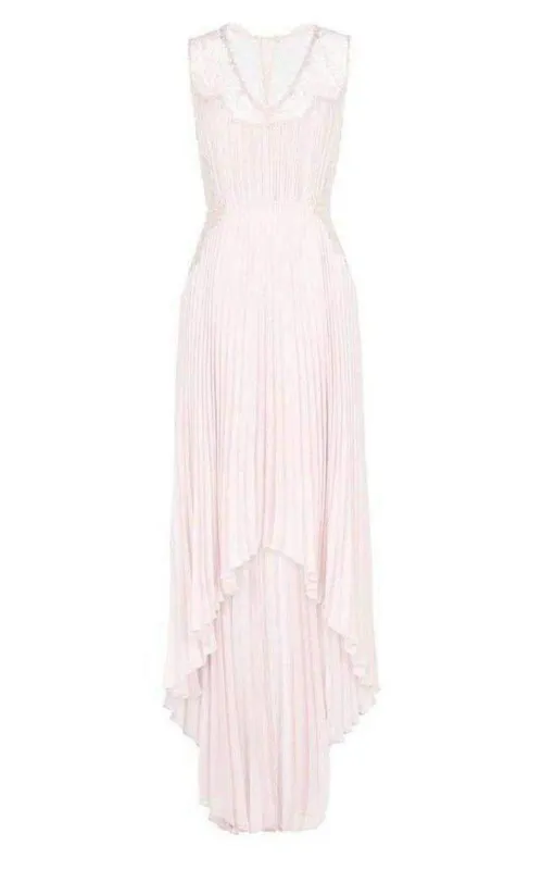 Angelea Pleated High Low Dress sold by Runaway Catalog