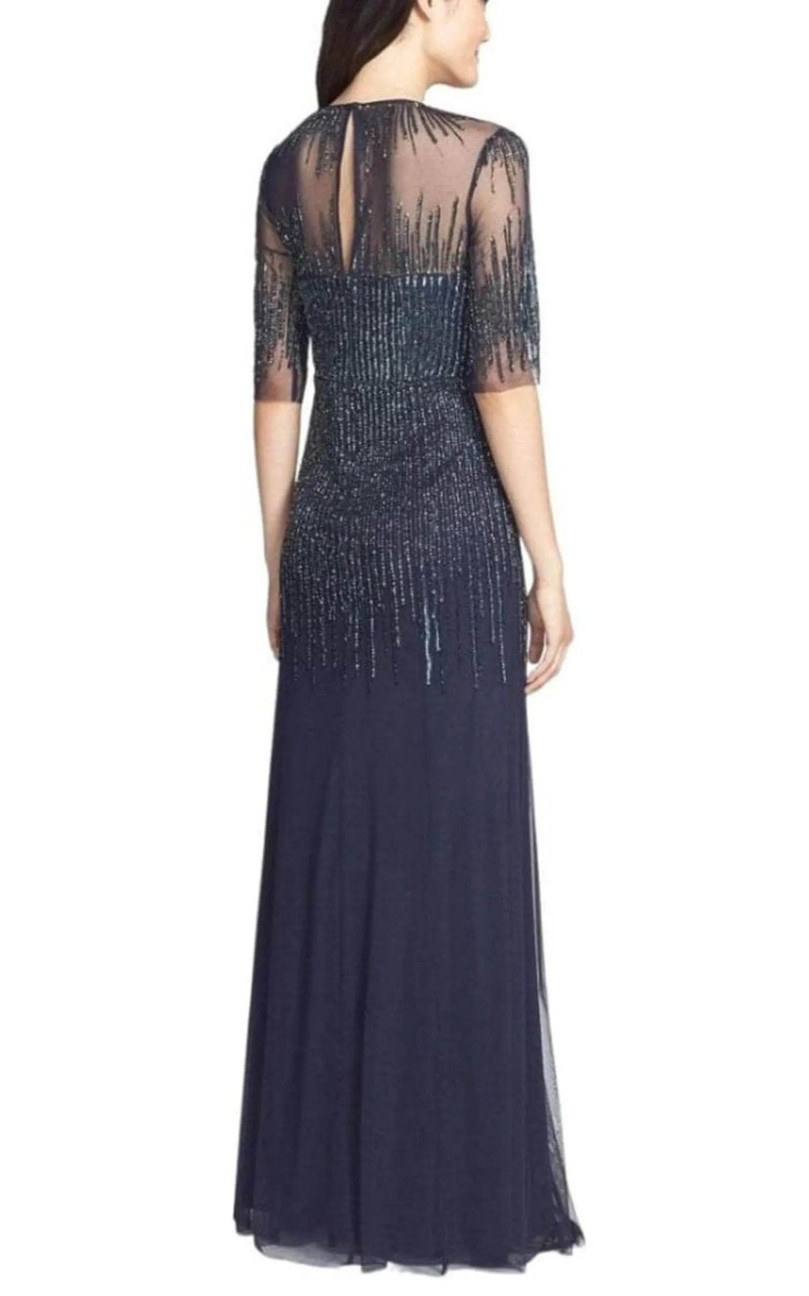 Embellished Illusion Jewel Sheath Gown sold by Runaway Catalog product image thumbnail 2