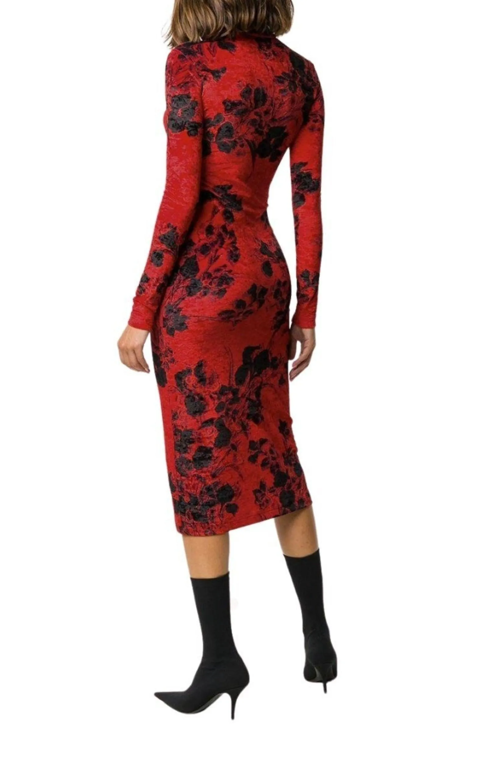 Floral-Print Turtleneck Dress sold by Runaway Catalog product image thumbnail 3