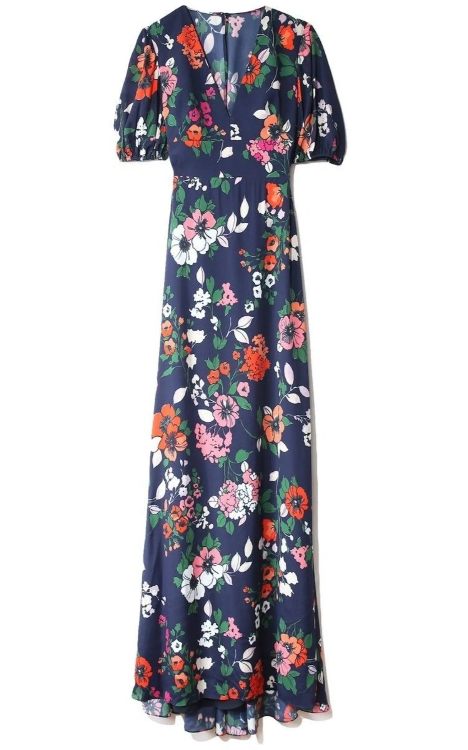 Floral Printed Georgette V-Neck Gown sold by Runaway Catalog