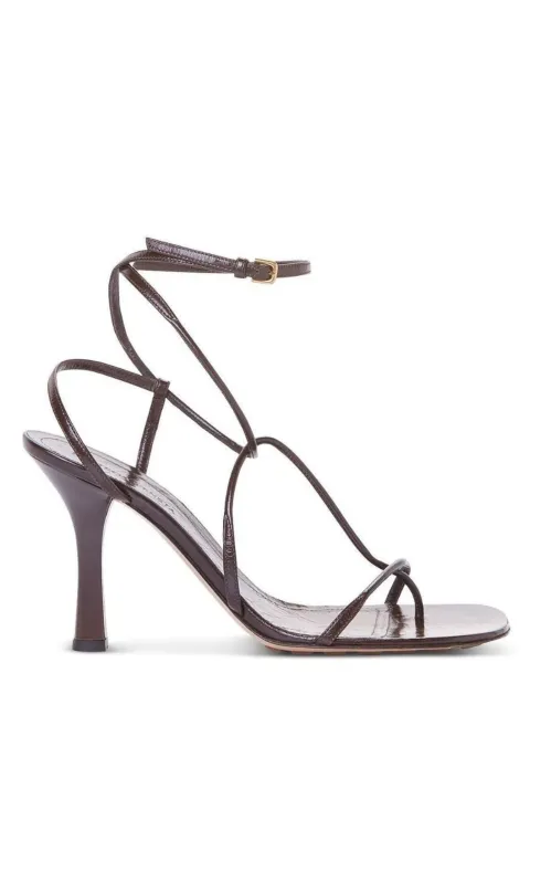Square Toe Strappy Sandals made by Bottega Veneta