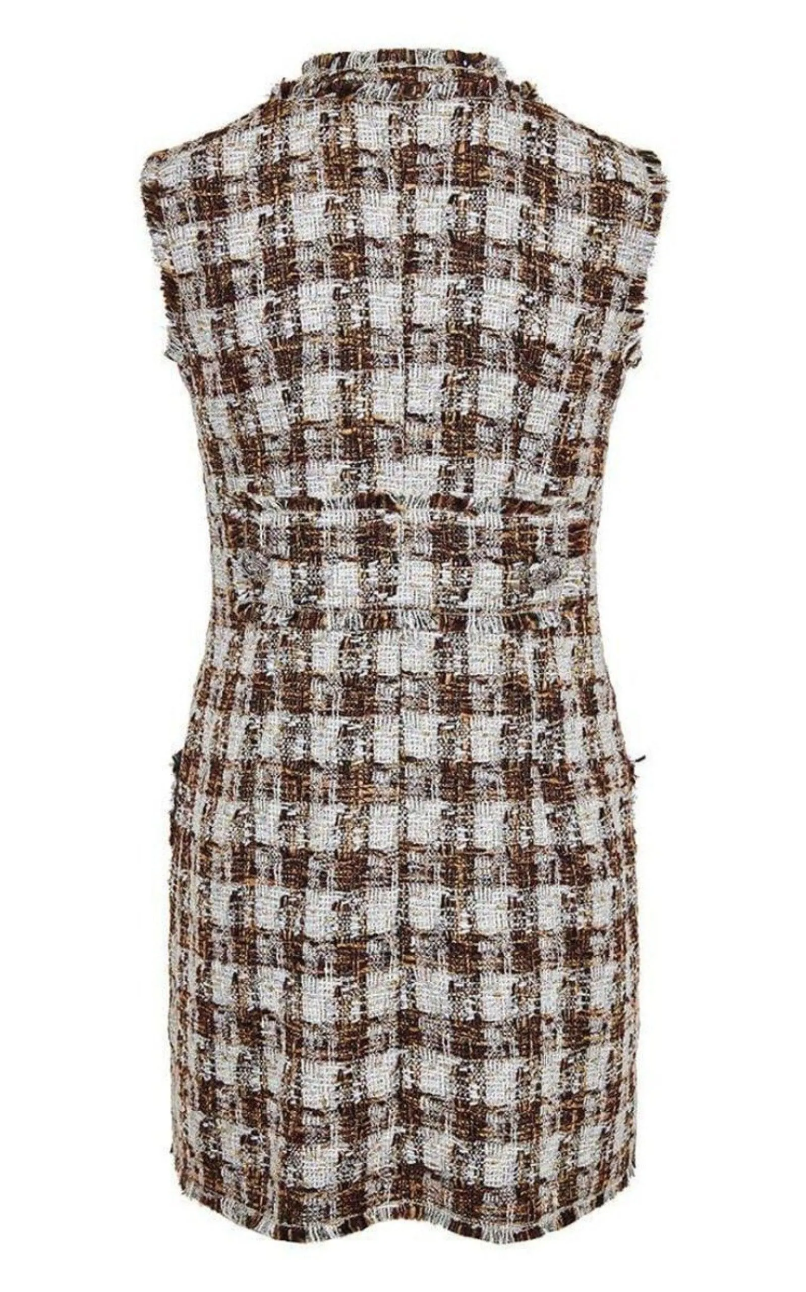 Embellished Checked Tweed Shift Dress sold by Runaway Catalog product image thumbnail 5