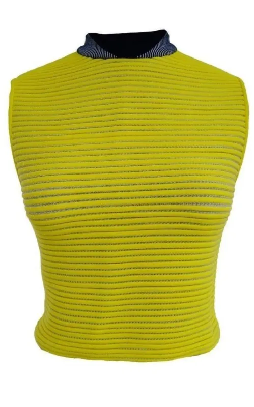 Neon-Yellow Cycling Sleeveless Top sold by Runaway Catalog