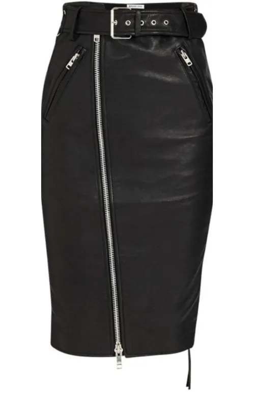 Leather Pencil Skirt sold by Runaway Catalog