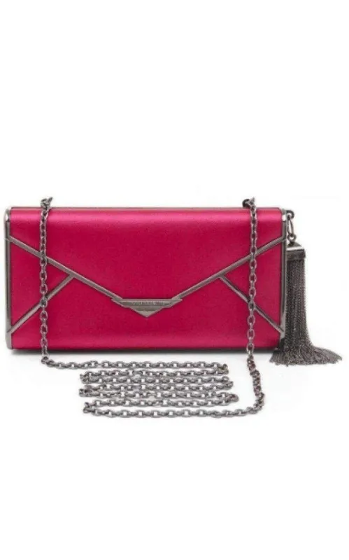 Slone Tassel-Detail Clutch sold by Runaway Catalog