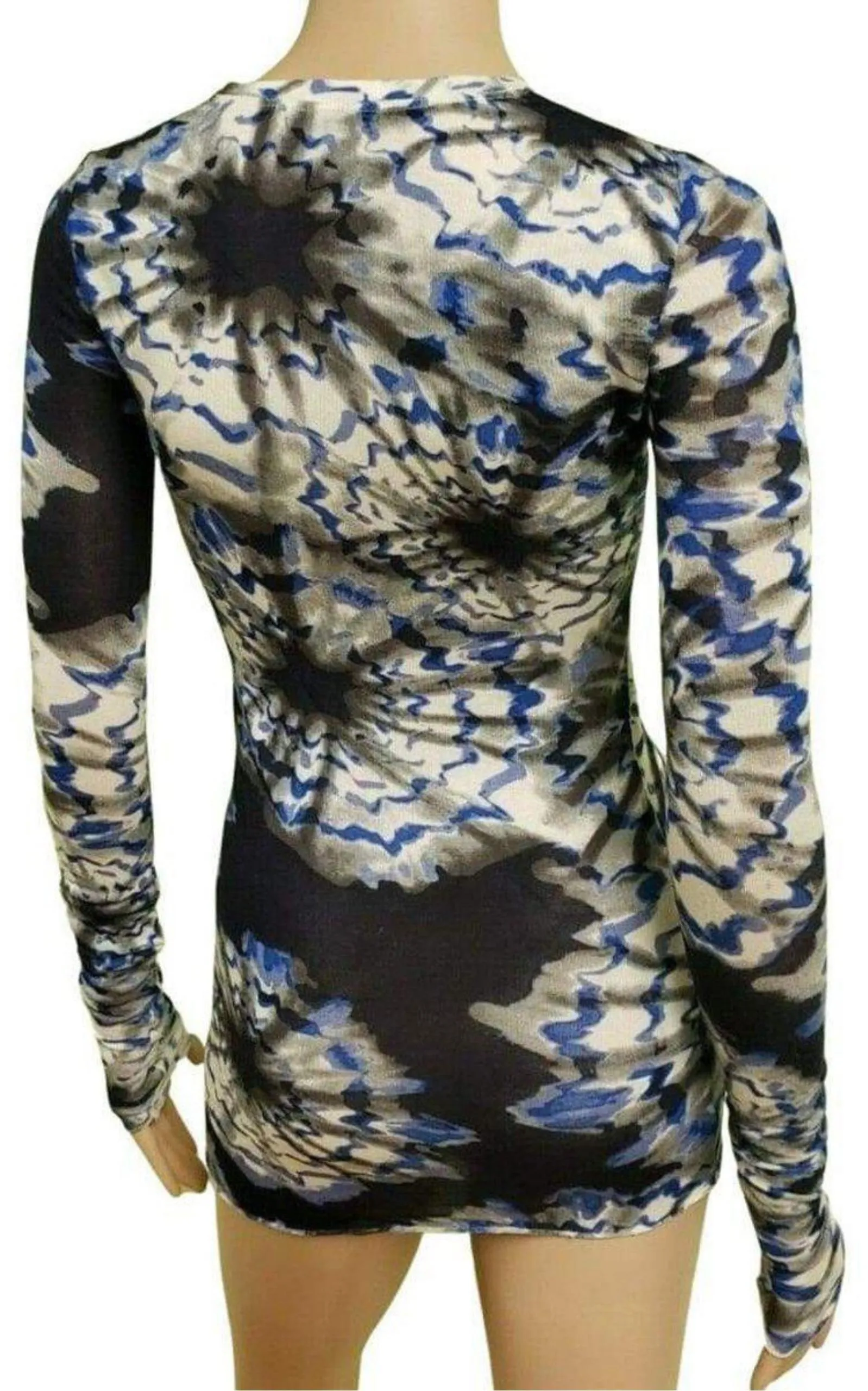 Blue Combo Knit Top sold by Runaway Catalog product image thumbnail 3