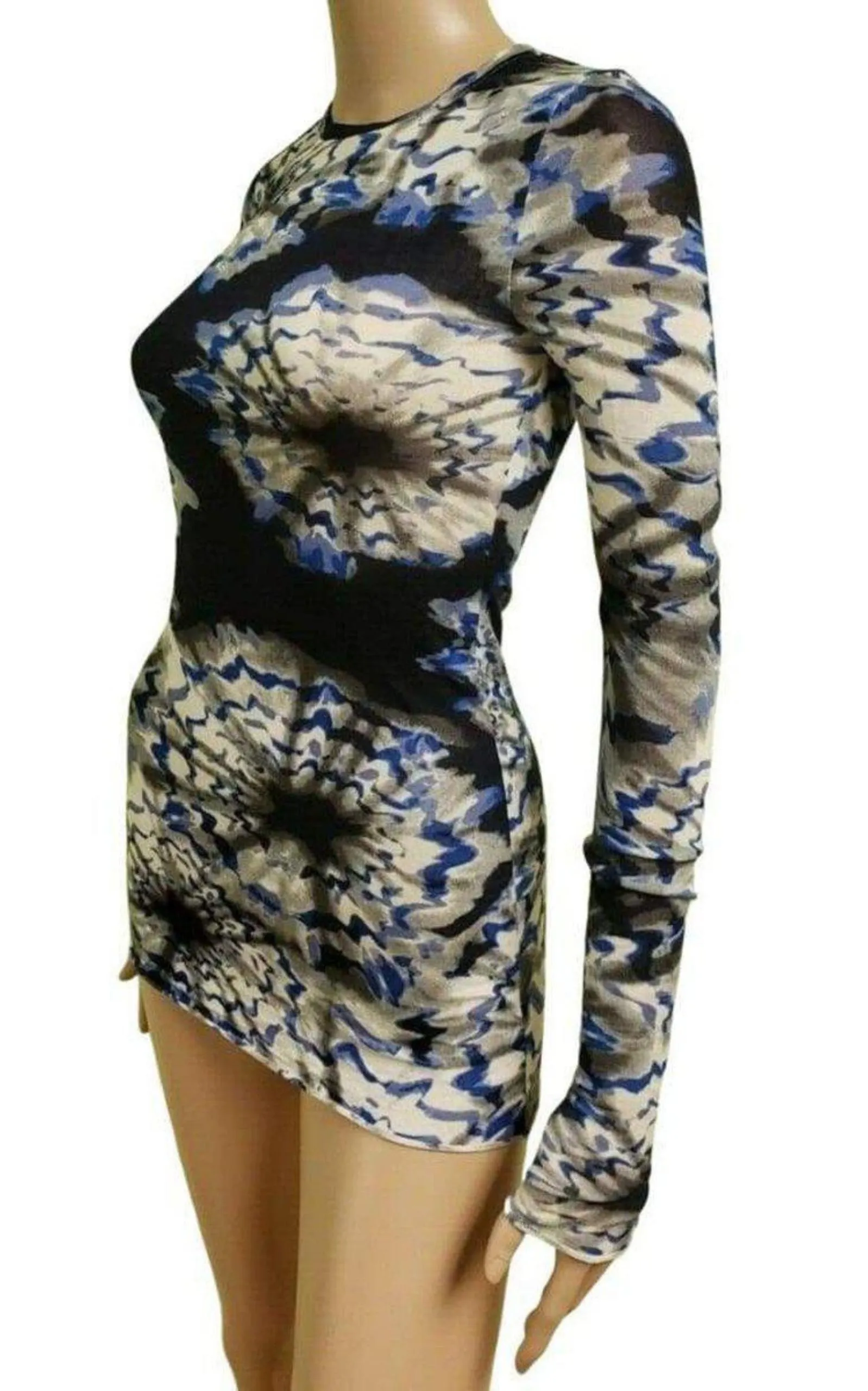 Blue Combo Knit Top sold by Runaway Catalog product image thumbnail 2
