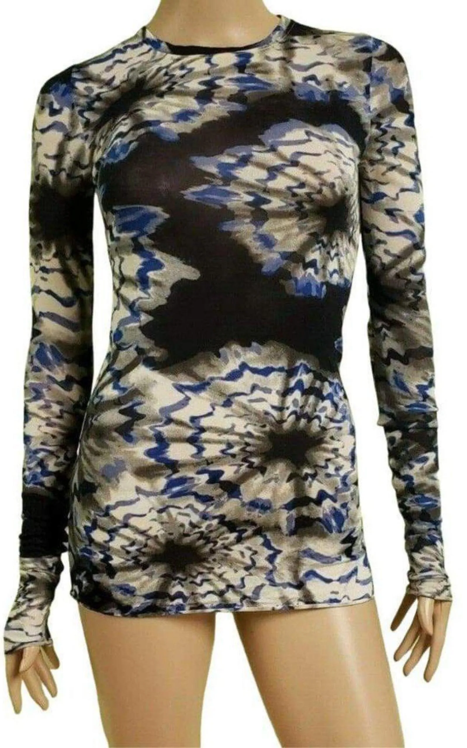Blue Combo Knit Top sold by Runaway Catalog product image thumbnail 4