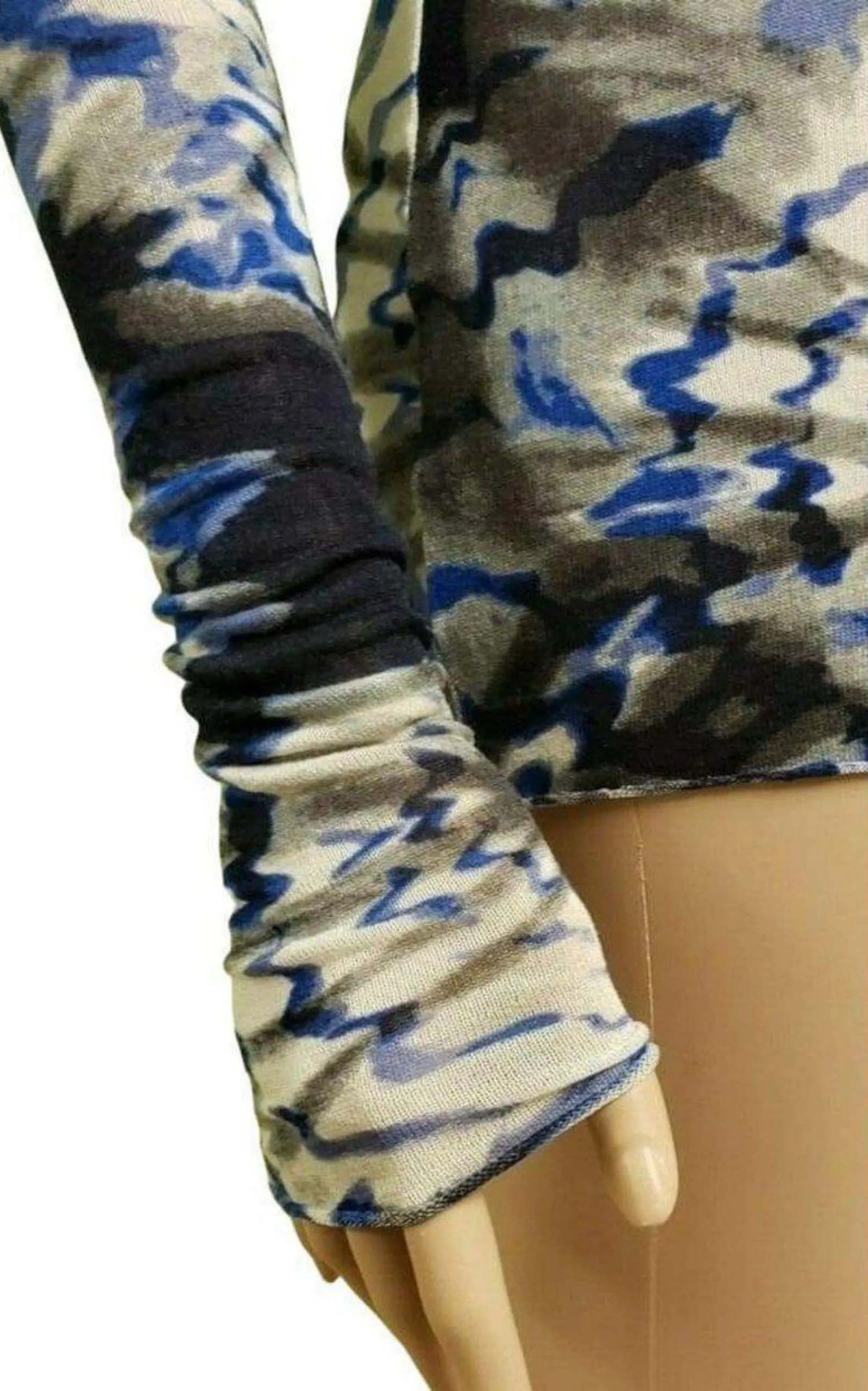 Blue Combo Knit Top sold by Runaway Catalog product image thumbnail 5