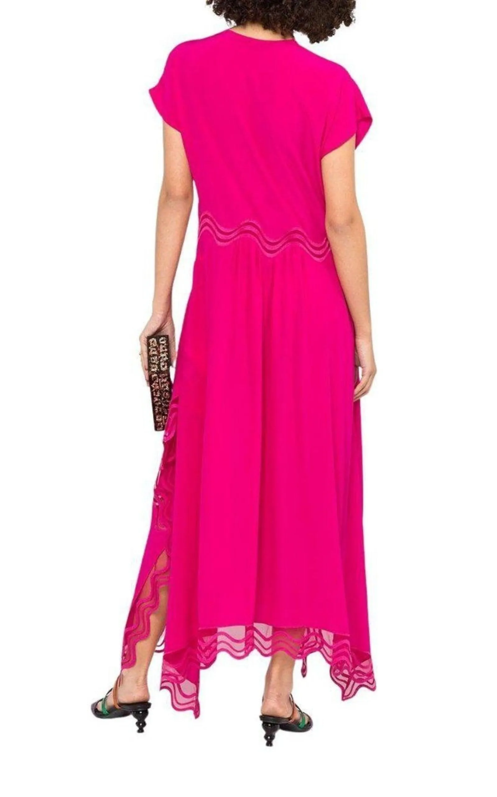 Orla Silk Dress in Pink sold by Runaway Catalog product image thumbnail 3