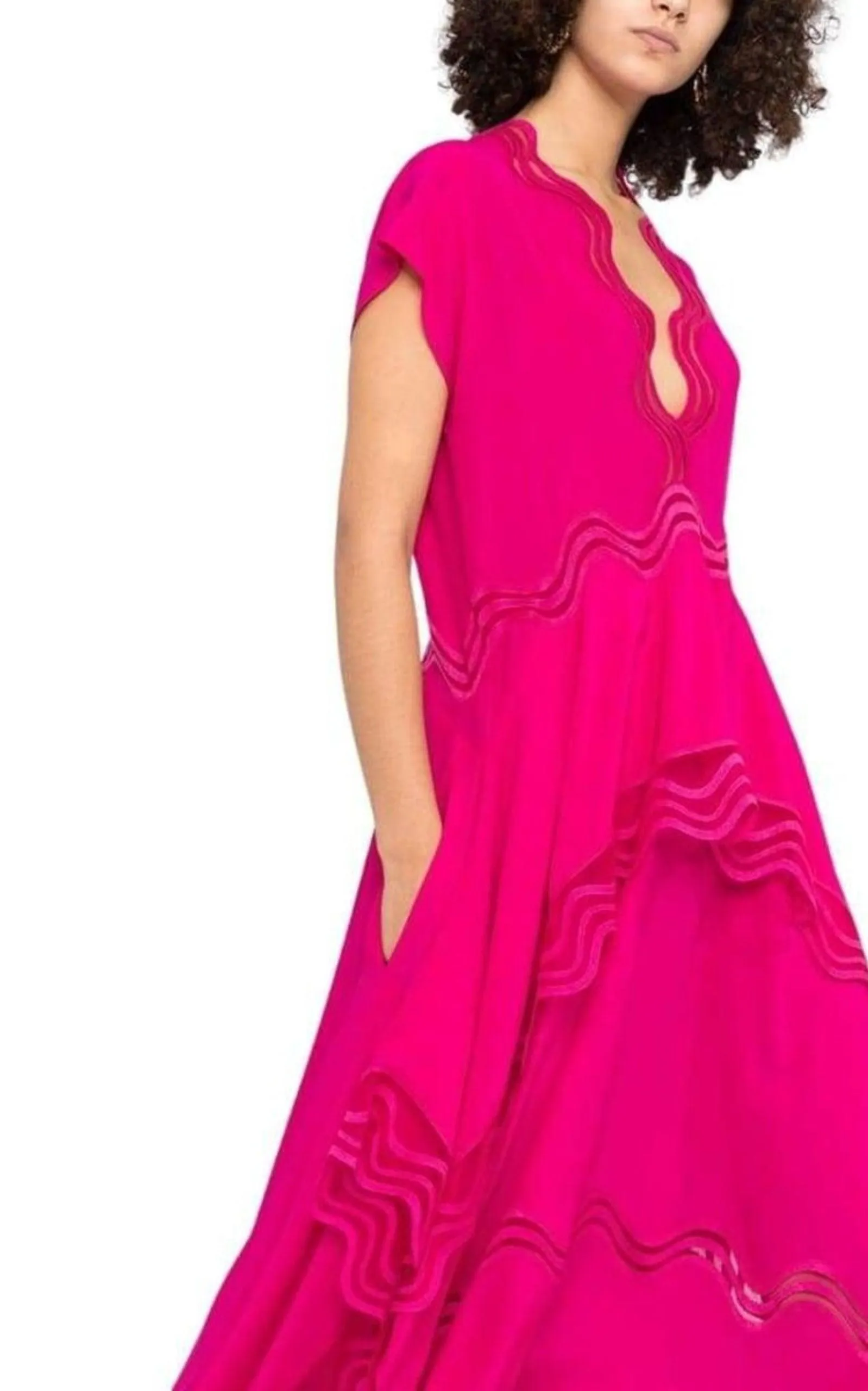 Orla Silk Dress in Pink sold by Runaway Catalog product image thumbnail 4