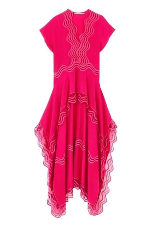Orla Silk Dress in Pink sold by Runaway Catalog