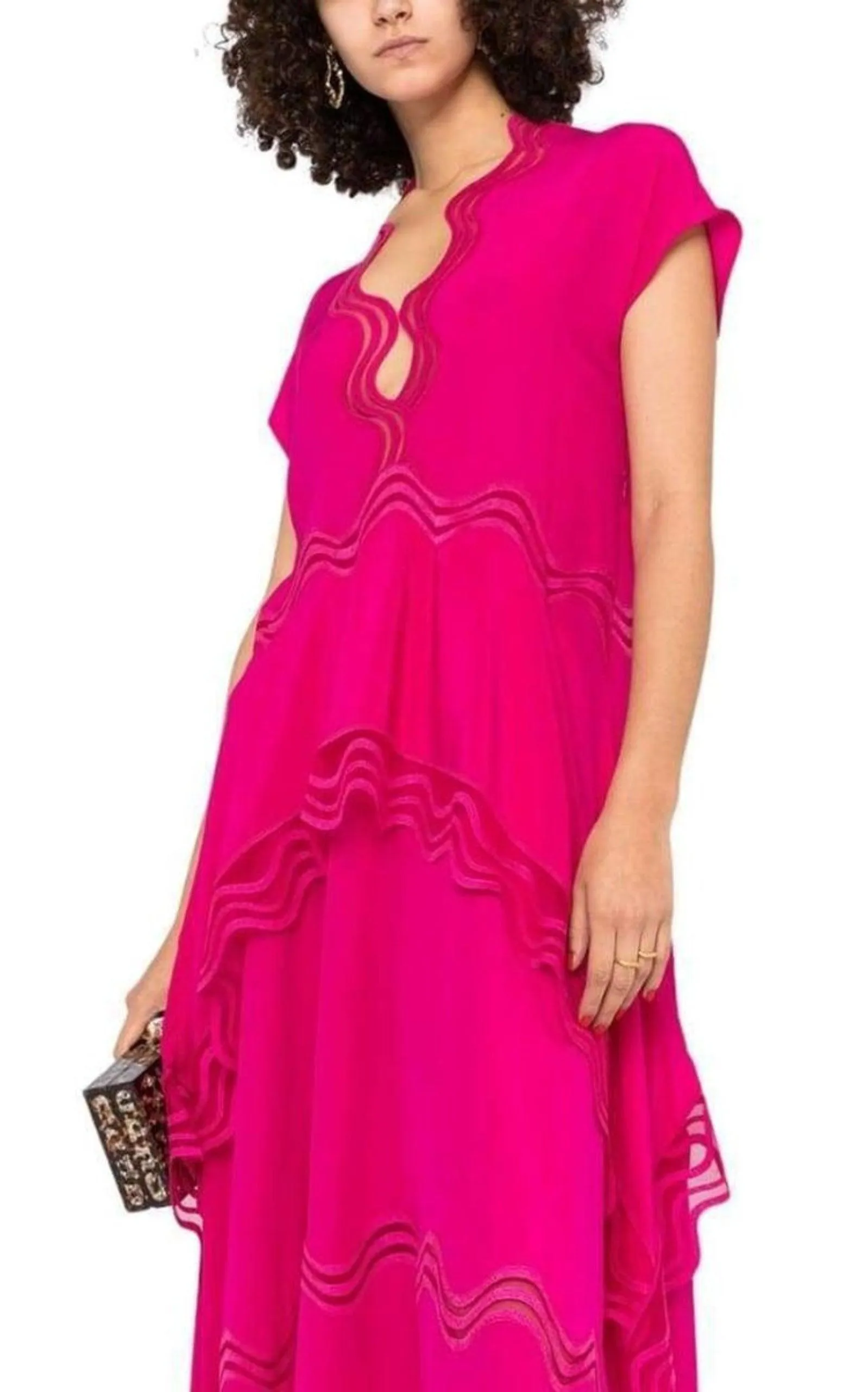 Orla Silk Dress in Pink sold by Runaway Catalog product image thumbnail 5