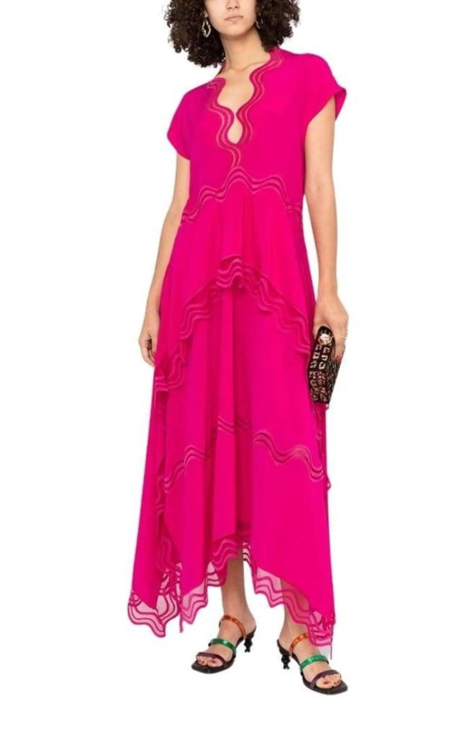 Orla Silk Dress in Pink sold by Runaway Catalog product image thumbnail 2