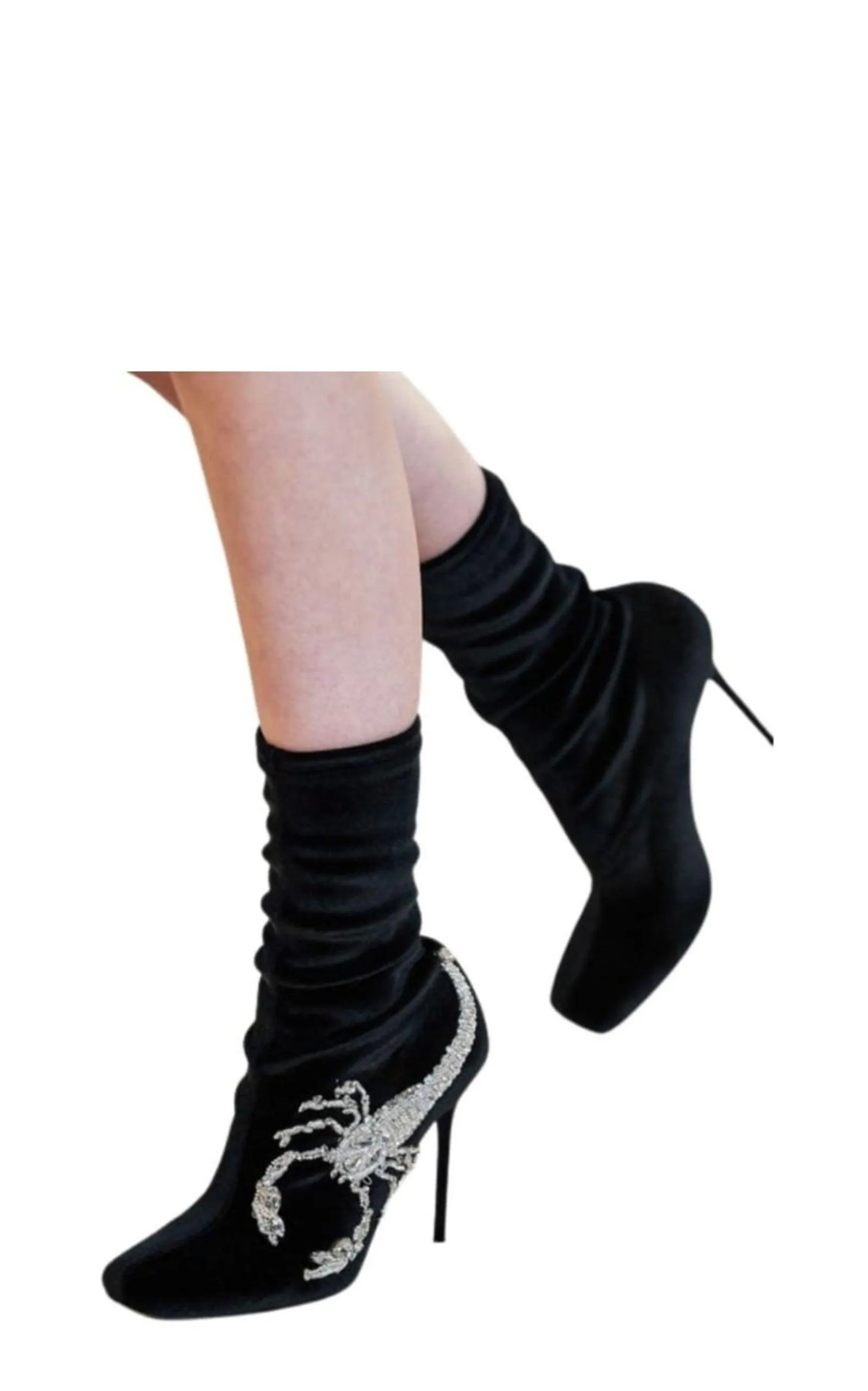 Scorpion Embellished Sock Boots sold by Runaway Catalog product image thumbnail 2