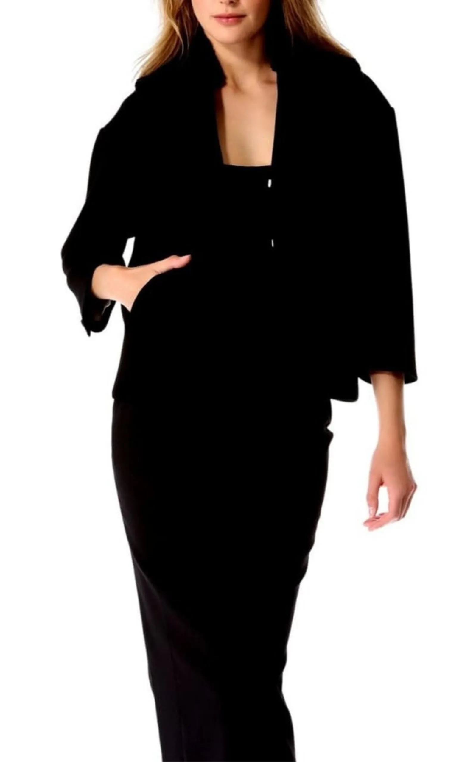Black Fur Astrakan Collar Jacket sold by Runaway Catalog product image thumbnail 2