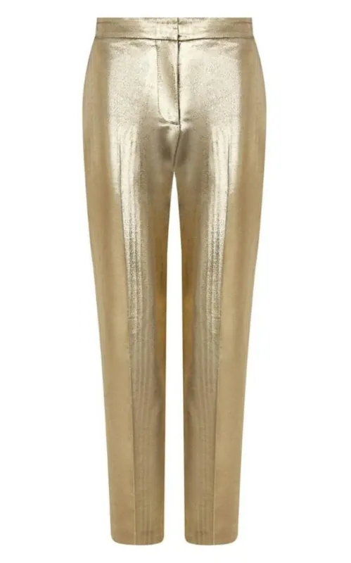 Metallic Moire Cigarette Pants sold by Runaway Catalog