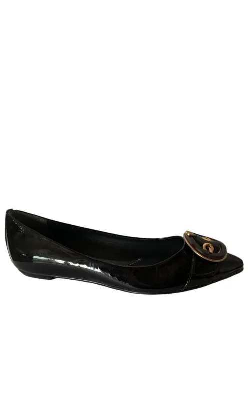 Emlyn Patent Leather Flats Shoes sold by Runaway Catalog