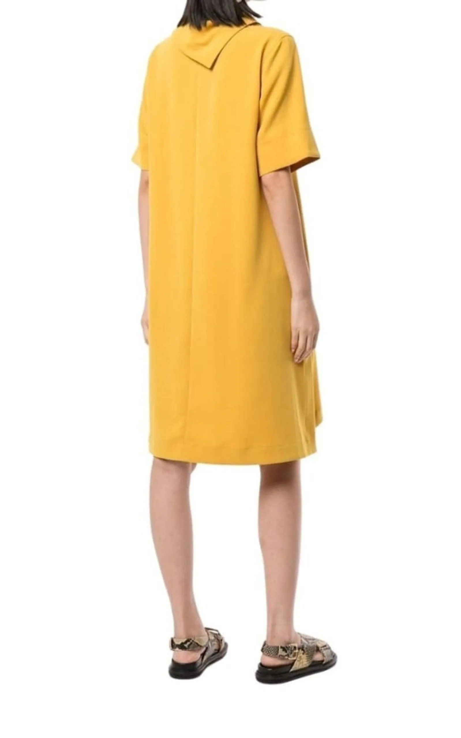 Scarf Neck Crepe Dress sold by Runaway Catalog product image thumbnail 4