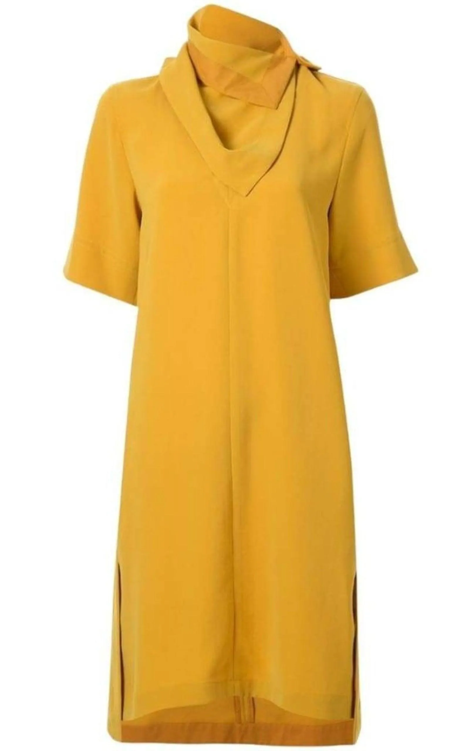 Scarf Neck Crepe Dress sold by Runaway Catalog