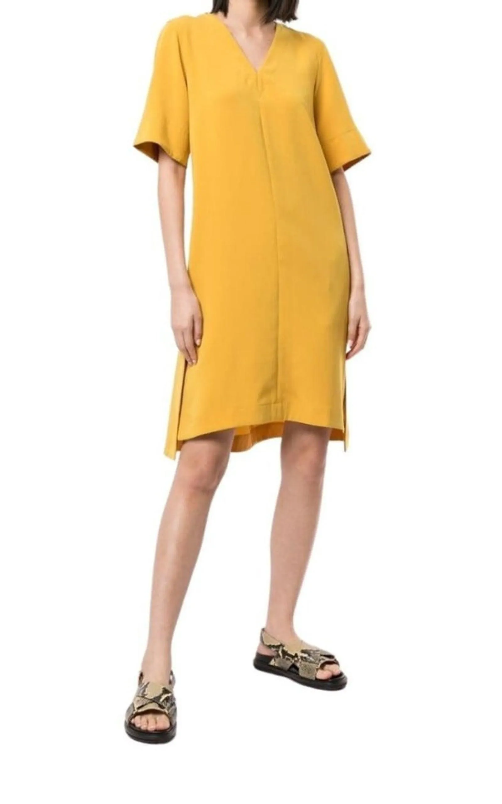 Scarf Neck Crepe Dress sold by Runaway Catalog product image thumbnail 2