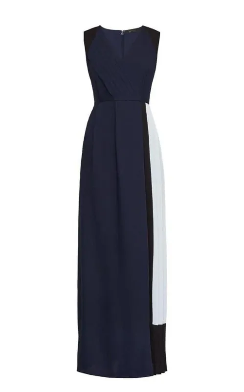 Colorblocked Faux Wrap Jumpsuit sold by Runaway Catalog