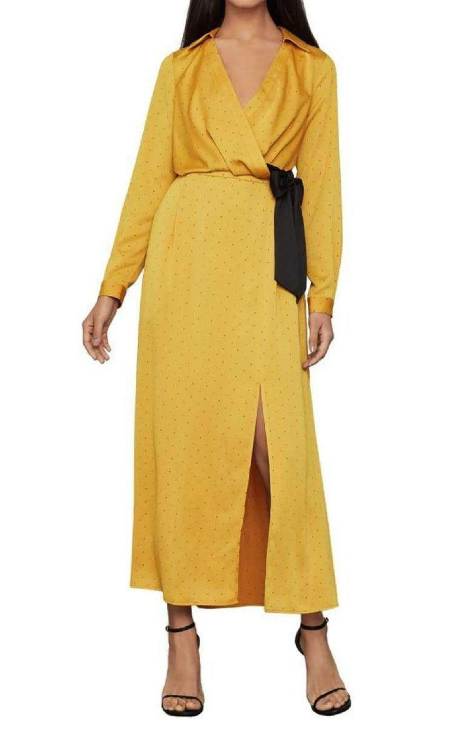 Satin Polka Dot Sash Dress sold by Runaway Catalog product image thumbnail 2