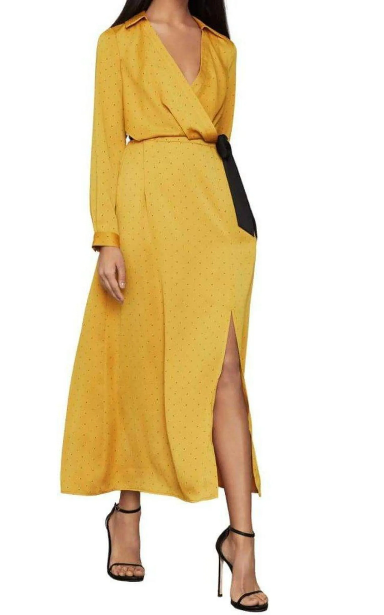 Satin Polka Dot Sash Dress sold by Runaway Catalog product image thumbnail 4