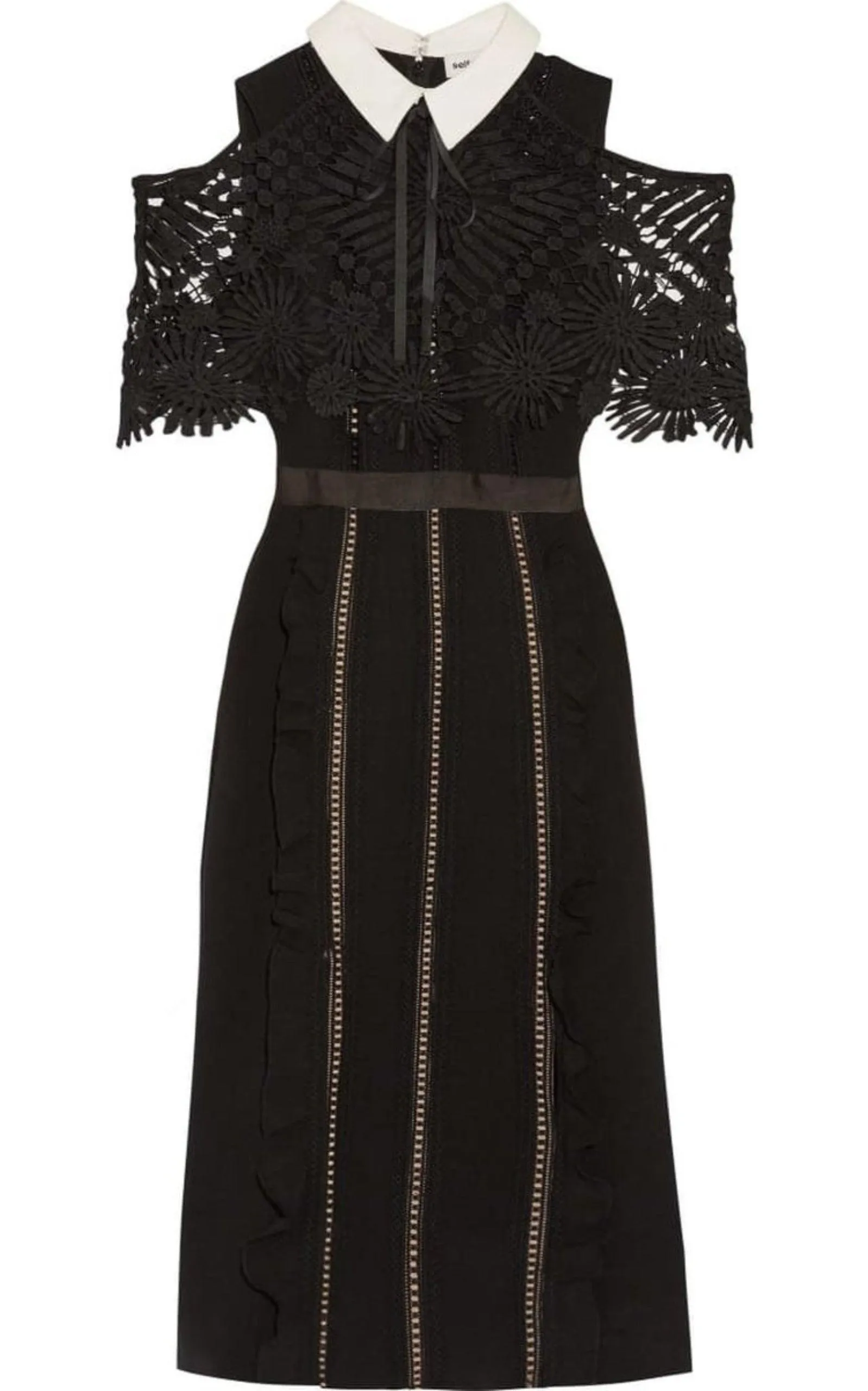 Hinkley Cold Shoulder Midi Dress sold by Runaway Catalog