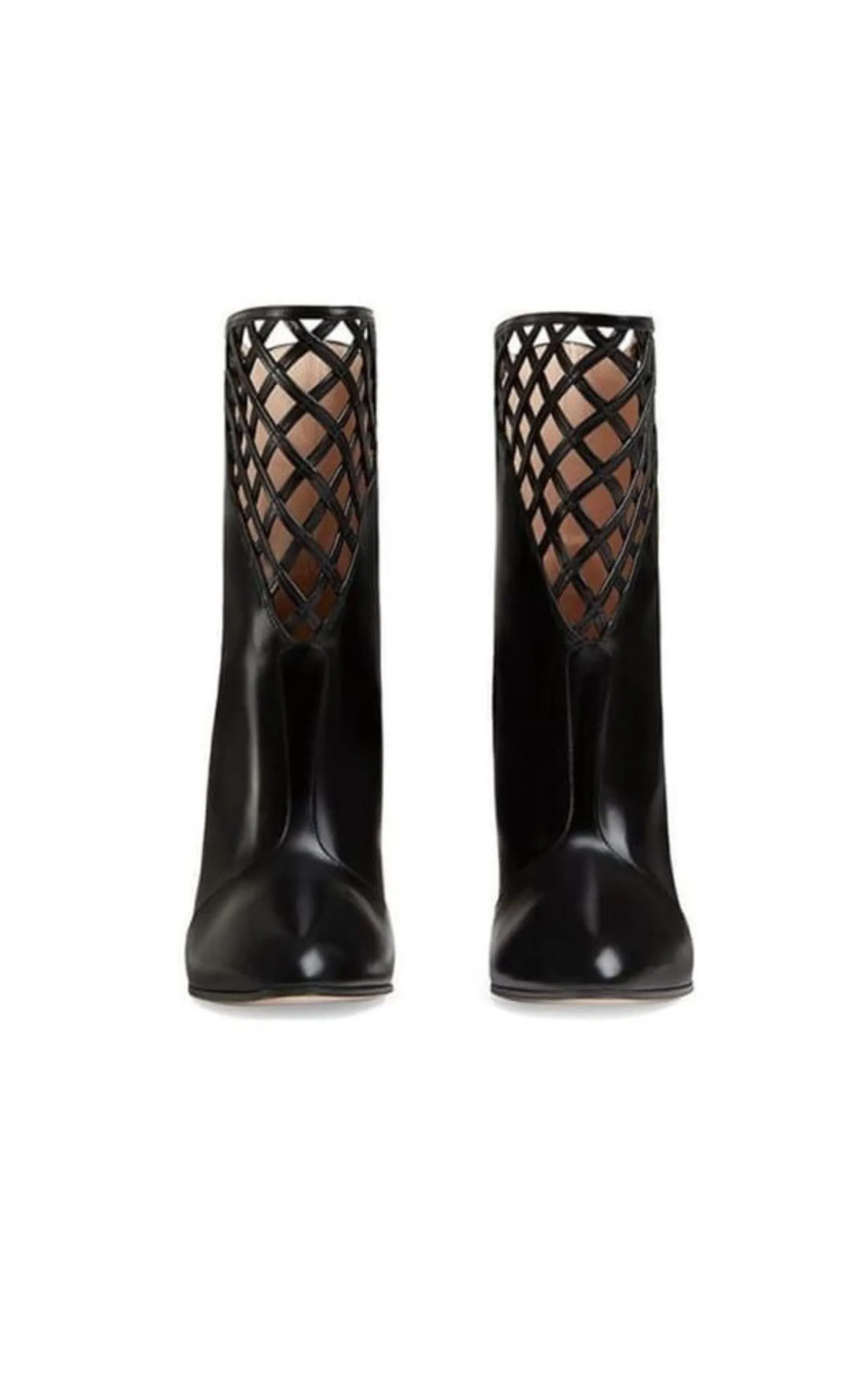 Cutout Leather Ankle Boots sold by Runaway Catalog product image thumbnail 4