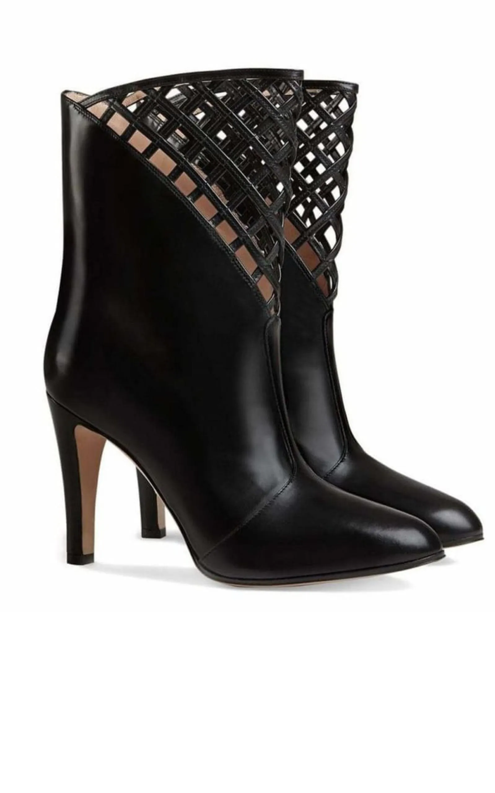Cutout Leather Ankle Boots sold by Runaway Catalog product image thumbnail 2