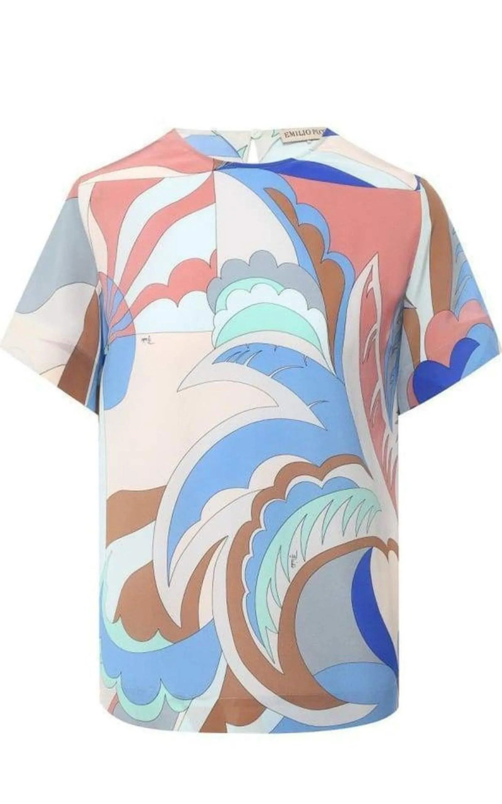 Acapulco Print Silk-Twill Top sold by Runaway Catalog