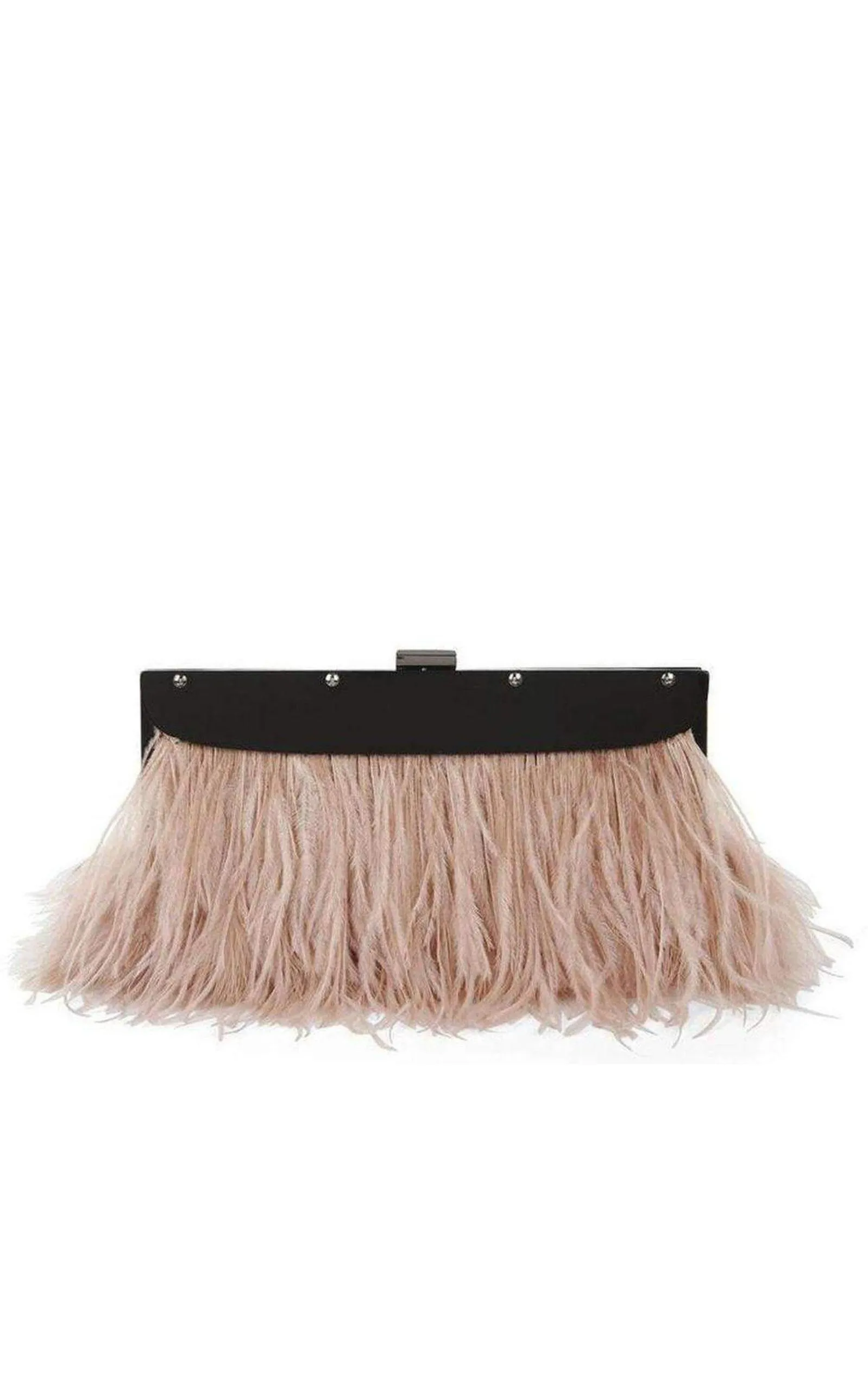 Portia Feather-Trim Lucite Clutch sold by Runaway Catalog product image thumbnail 2