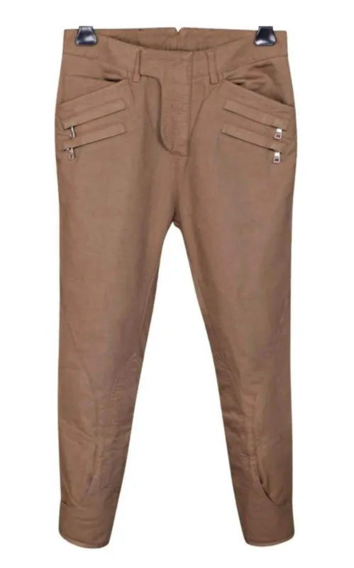 Brown Cropped Trousers sold by Runaway Catalog
