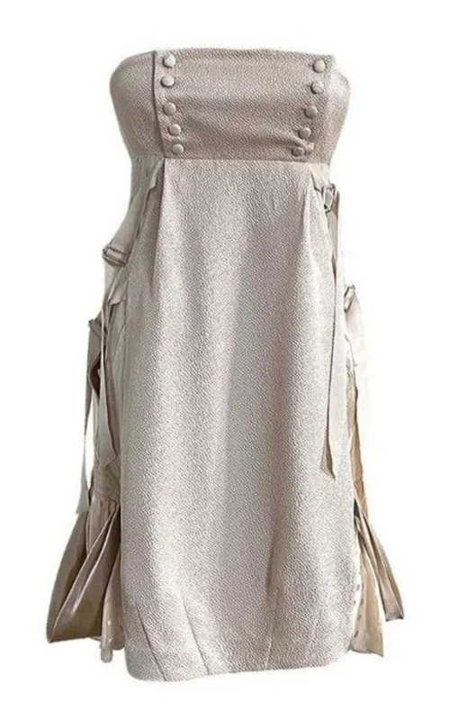 Runway Silk Blend Dress made by BCBGMaxAzria