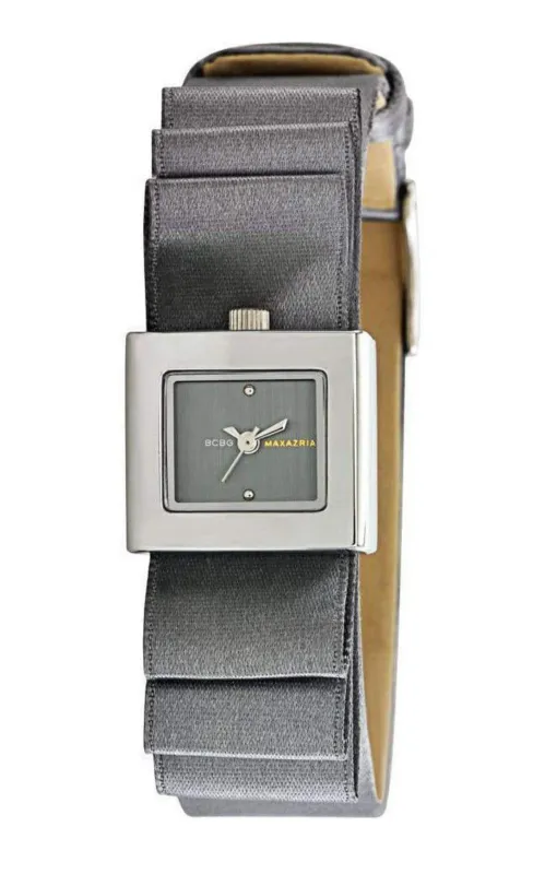 BG6344 with Grey Satin Leather Strap Watch made by BCBGMaxAzria