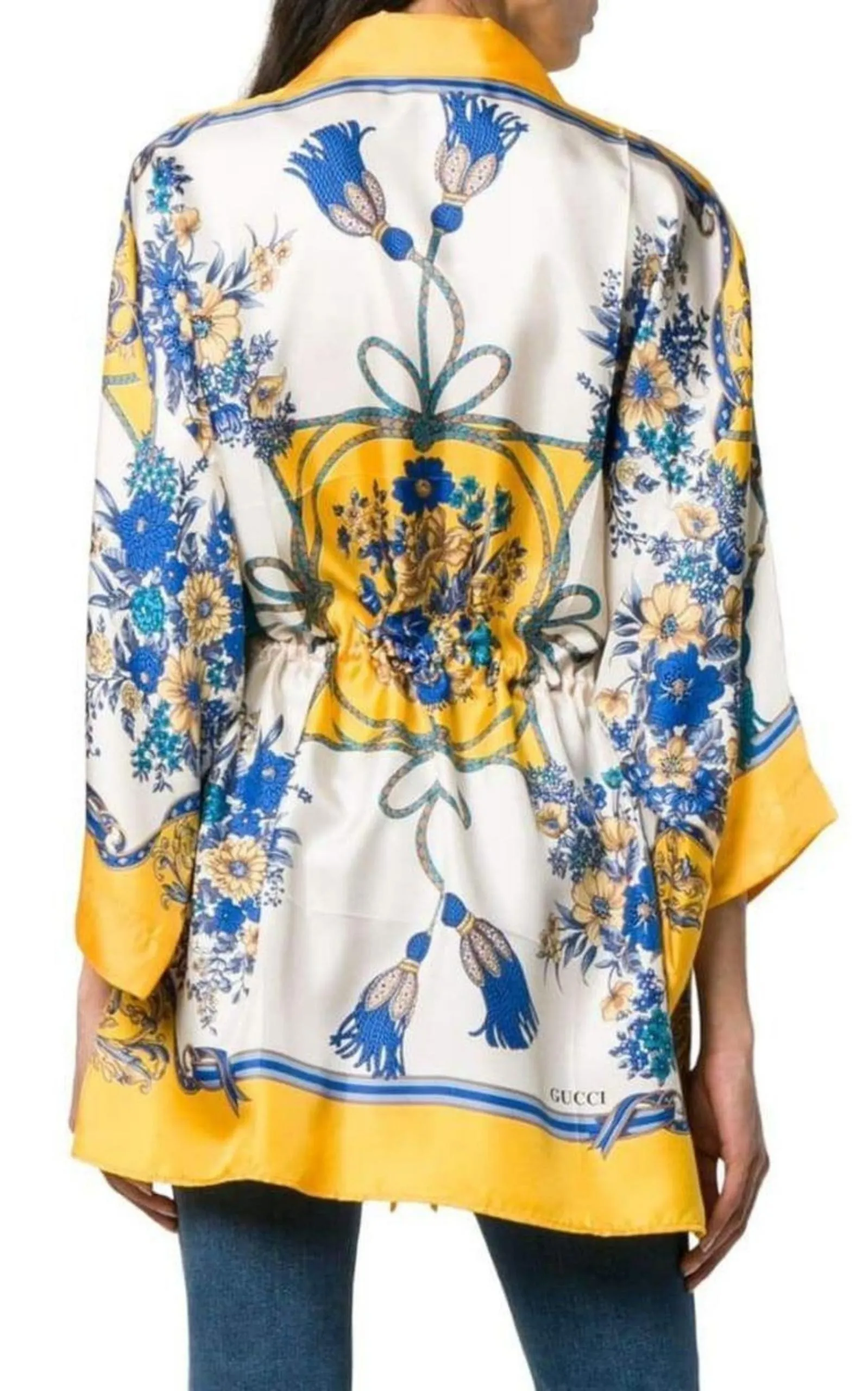 Printed Silk Kimono Shirt sold by Runaway Catalog product image thumbnail 4