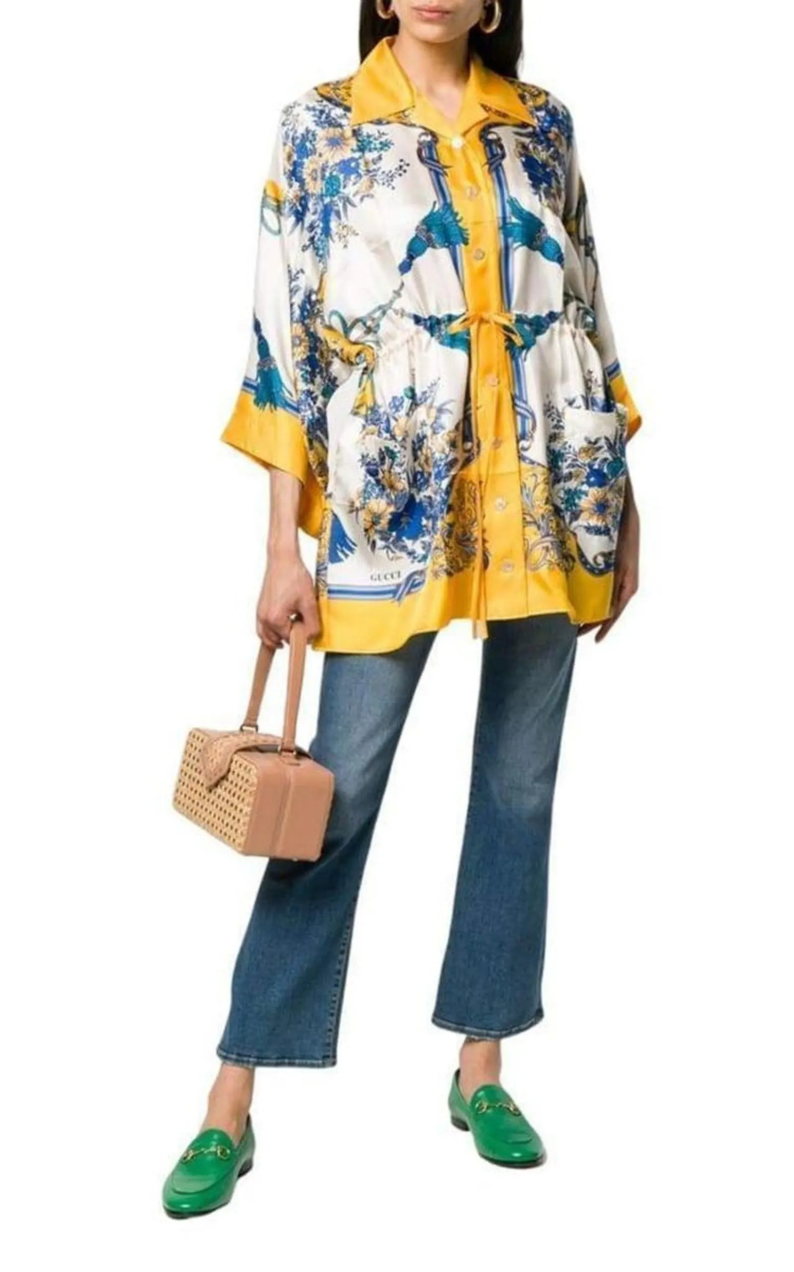 Printed Silk Kimono Shirt sold by Runaway Catalog product image thumbnail 2