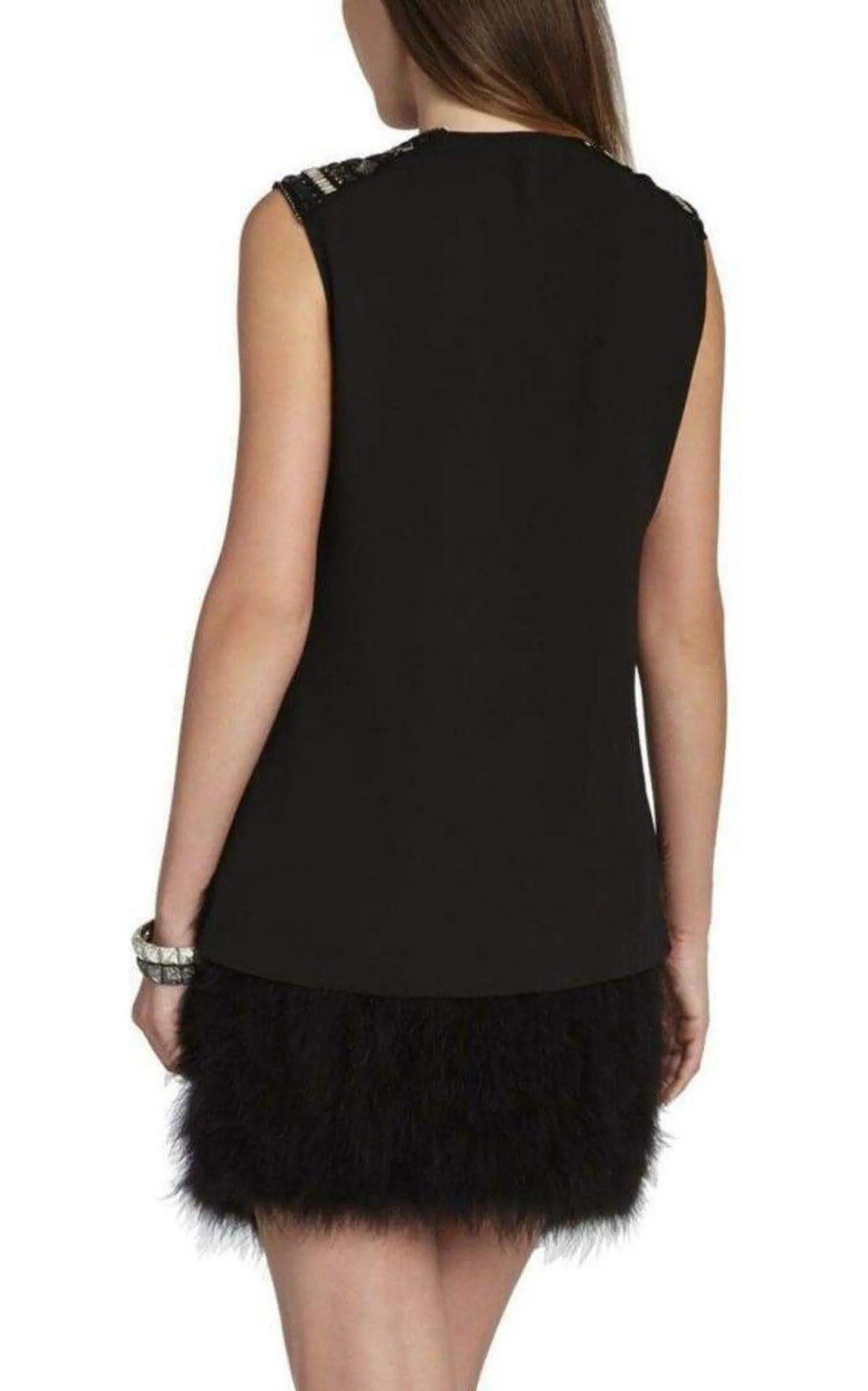 Gisele Front Draped Sleeveless Beaded Blouse sold by Runaway Catalog product image thumbnail 2